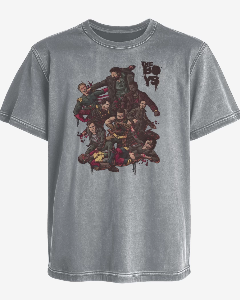 Polera desgastada The Boys