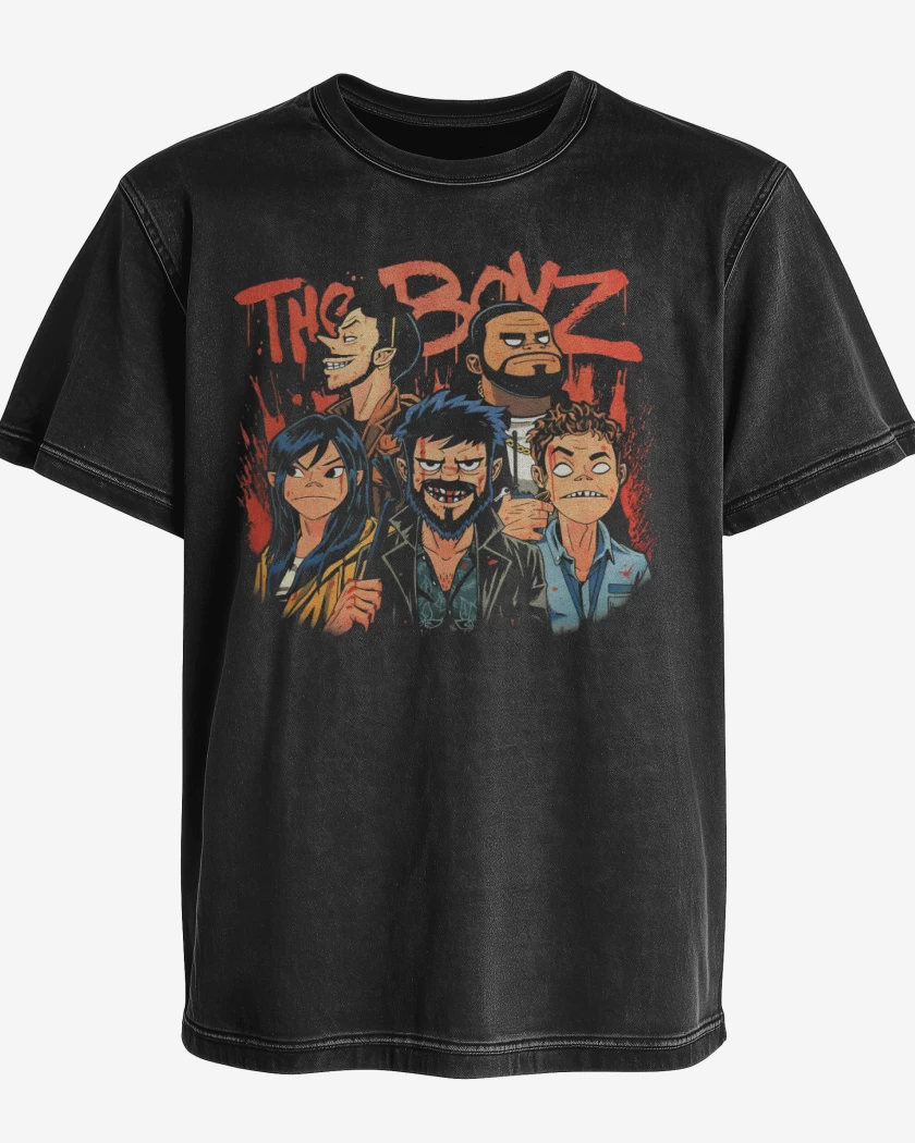 Polera desgastada The Boyz