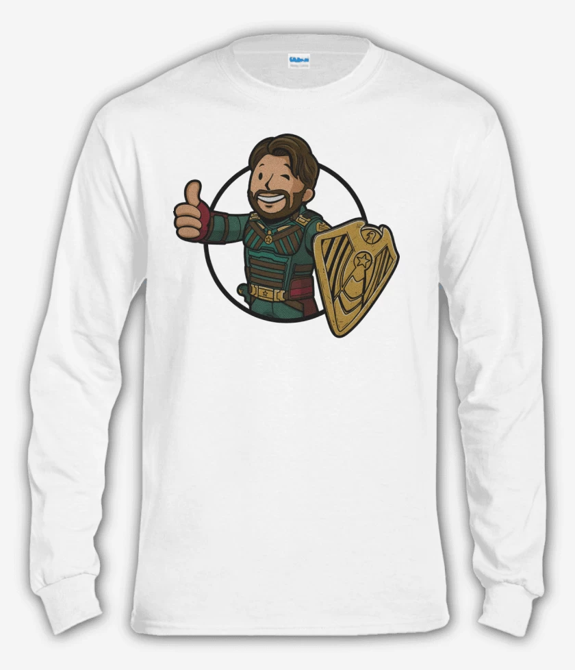 Polera manga larga Blanco de El Caporal