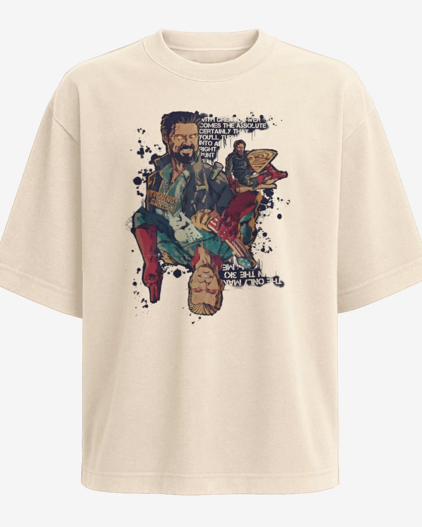 Polera Oversize Butcher x Homelander