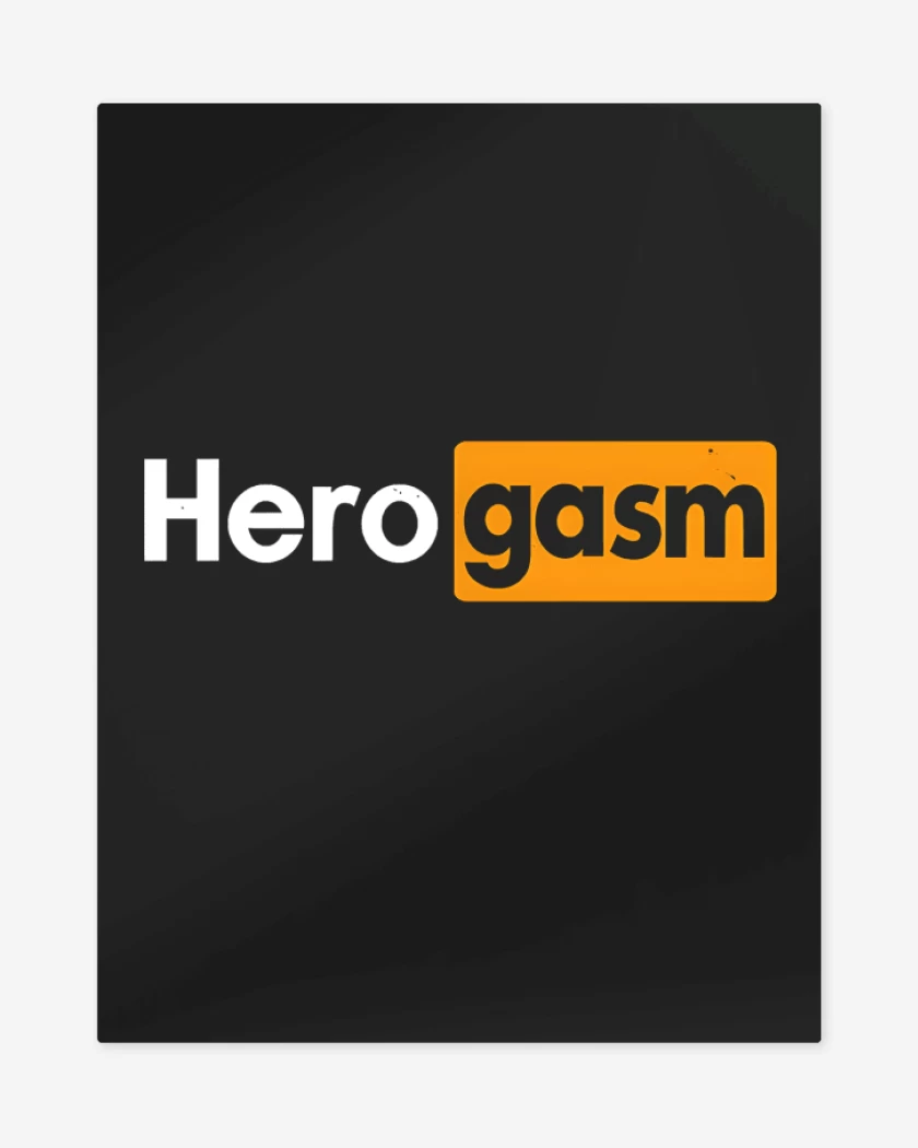 Print metalico Negro de Herogasm