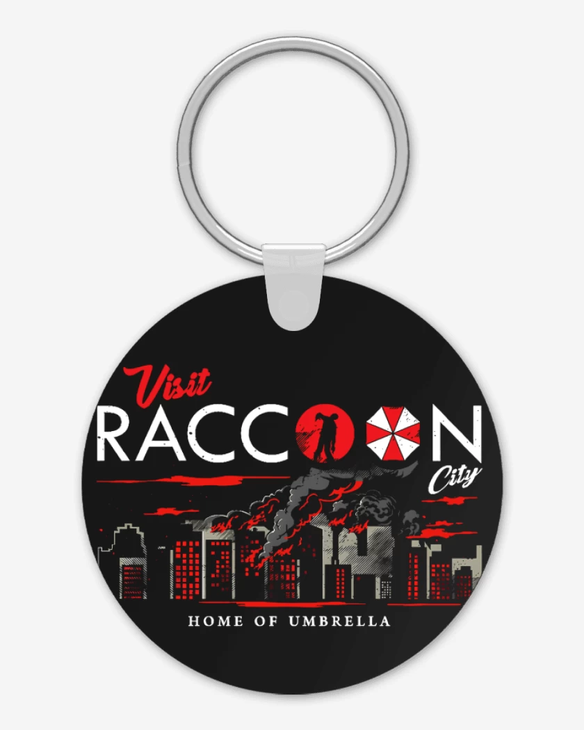 Llavero Visit Racoon city