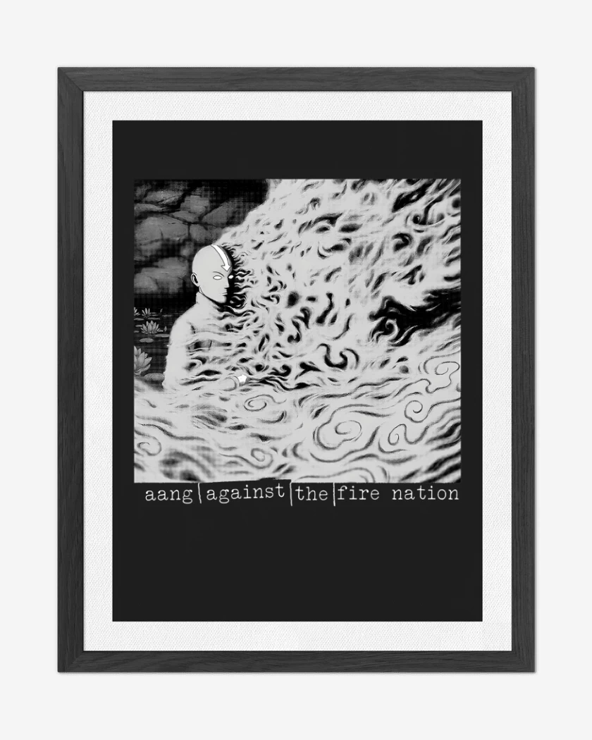 Cuadro decorativo Aang against the machine