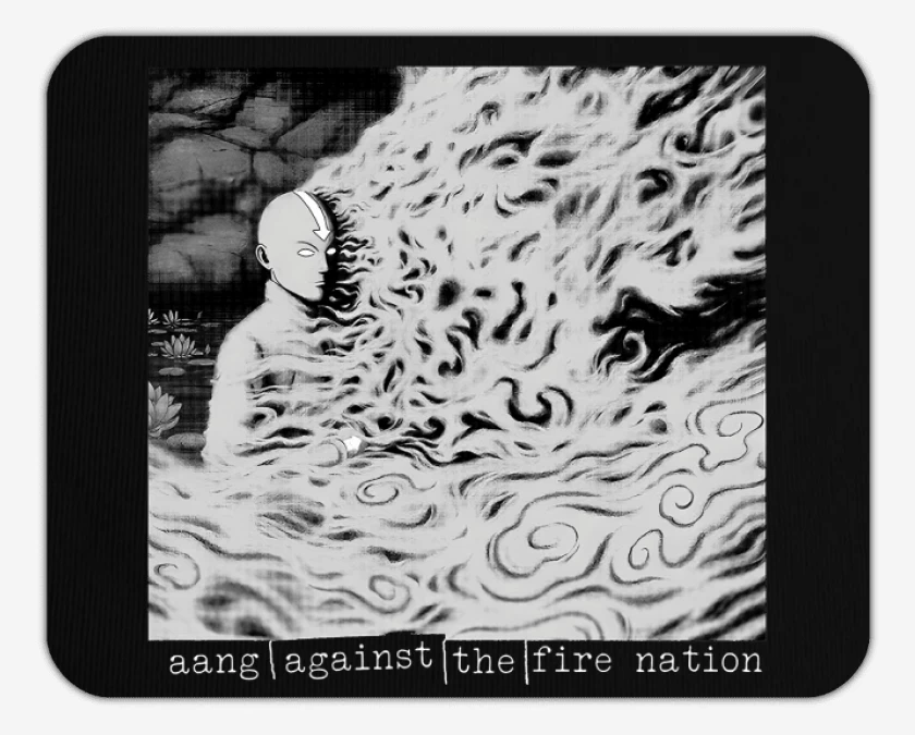 Mousepad Aang against the machine