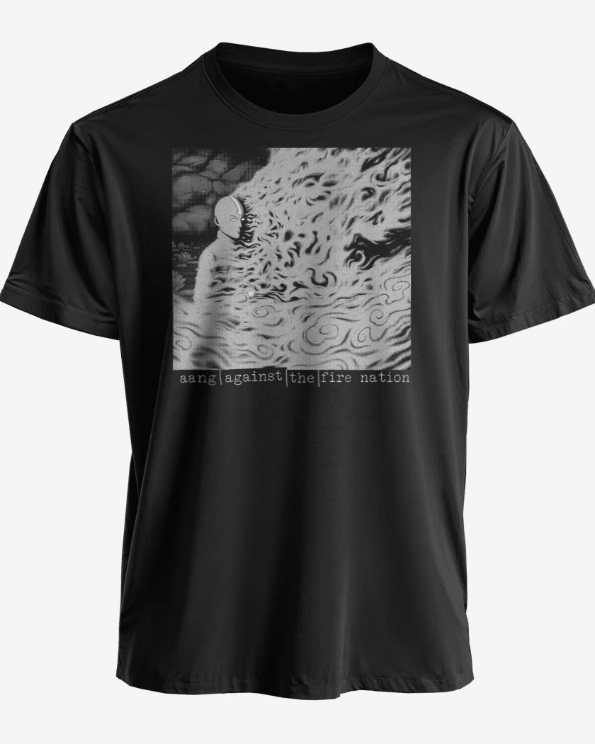 Polera premium Negro de Aang against the machine