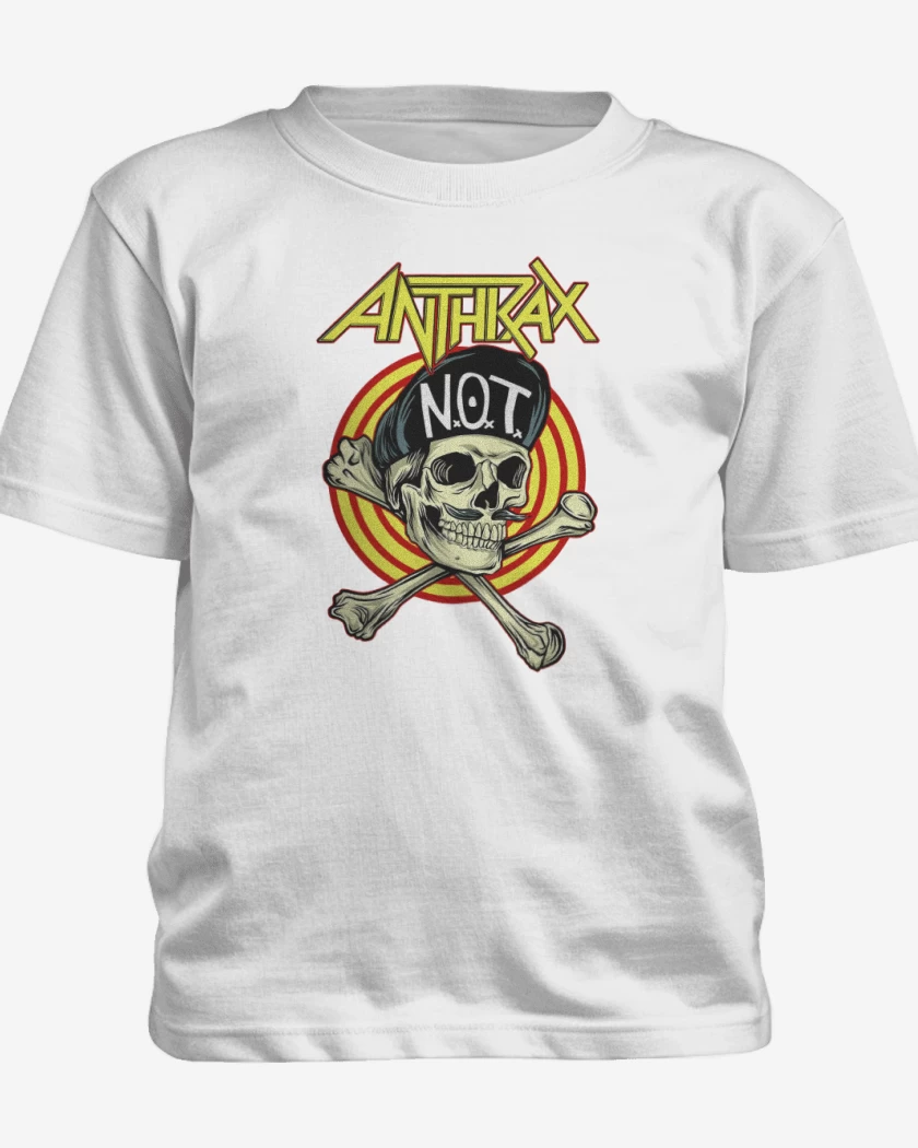 Polera de niño Blanco de Anthrax NOT