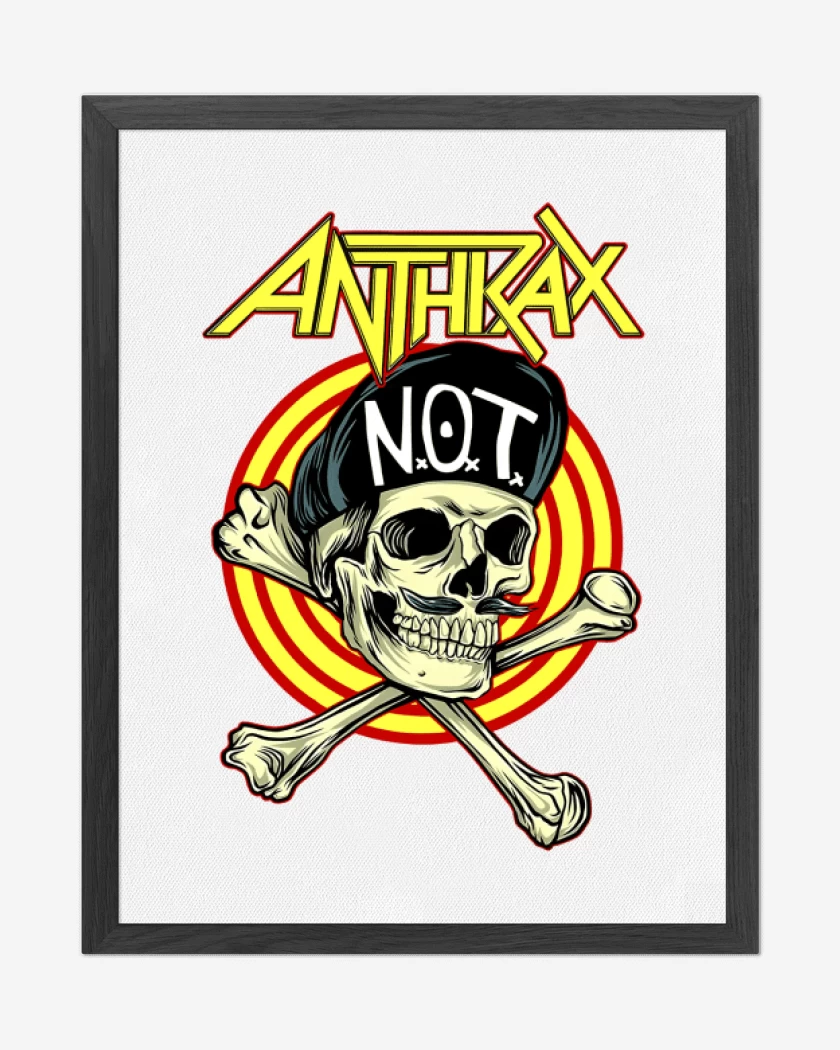 Cuadro decorativo Blanco de Anthrax NOT