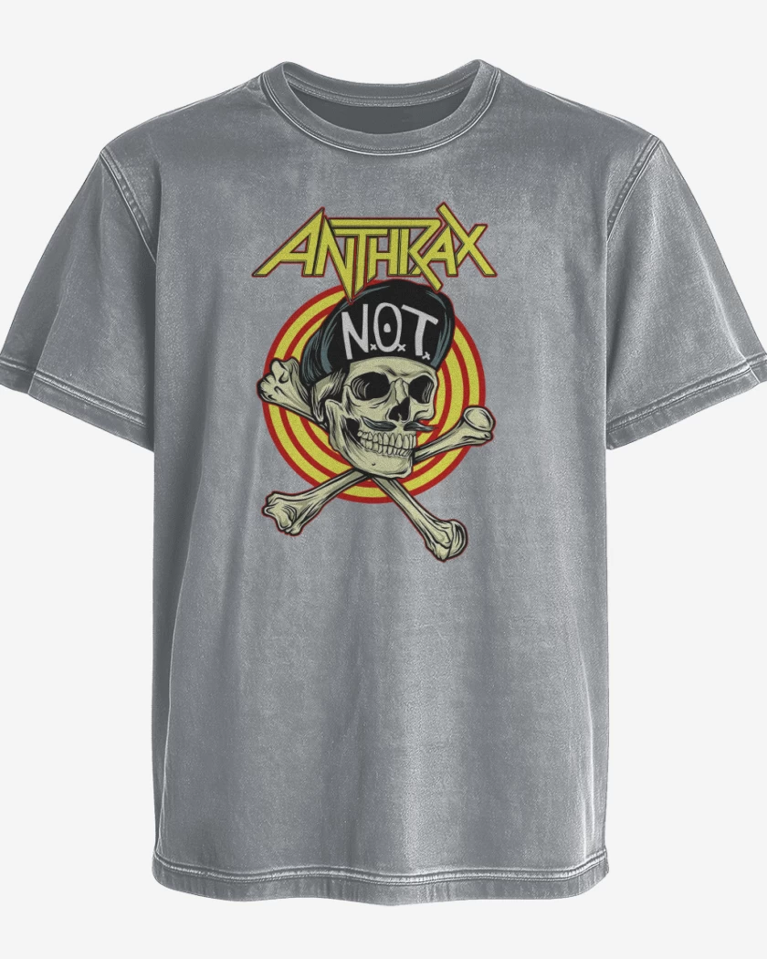 Polera desgastada Anthrax NOT