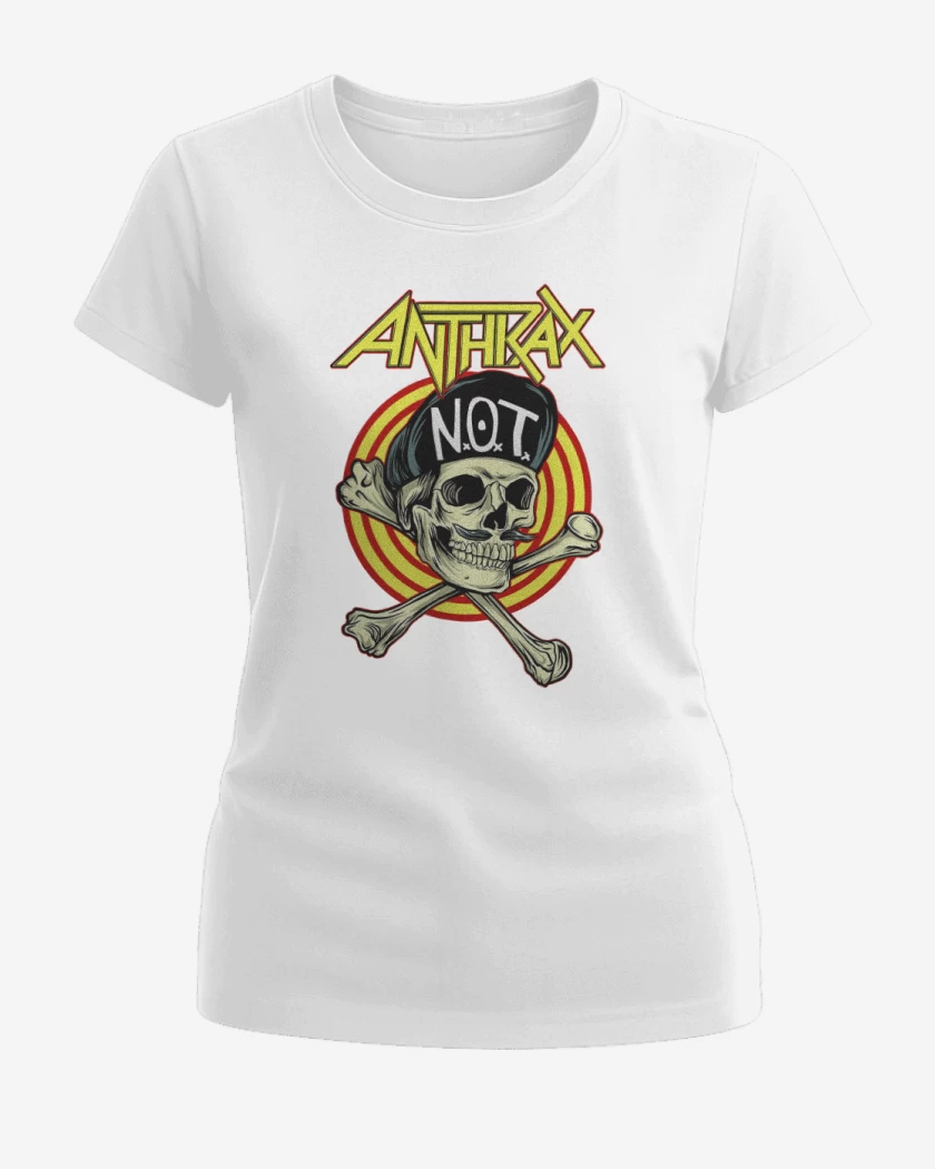 Polera de Mujer Blanco de Anthrax NOT
