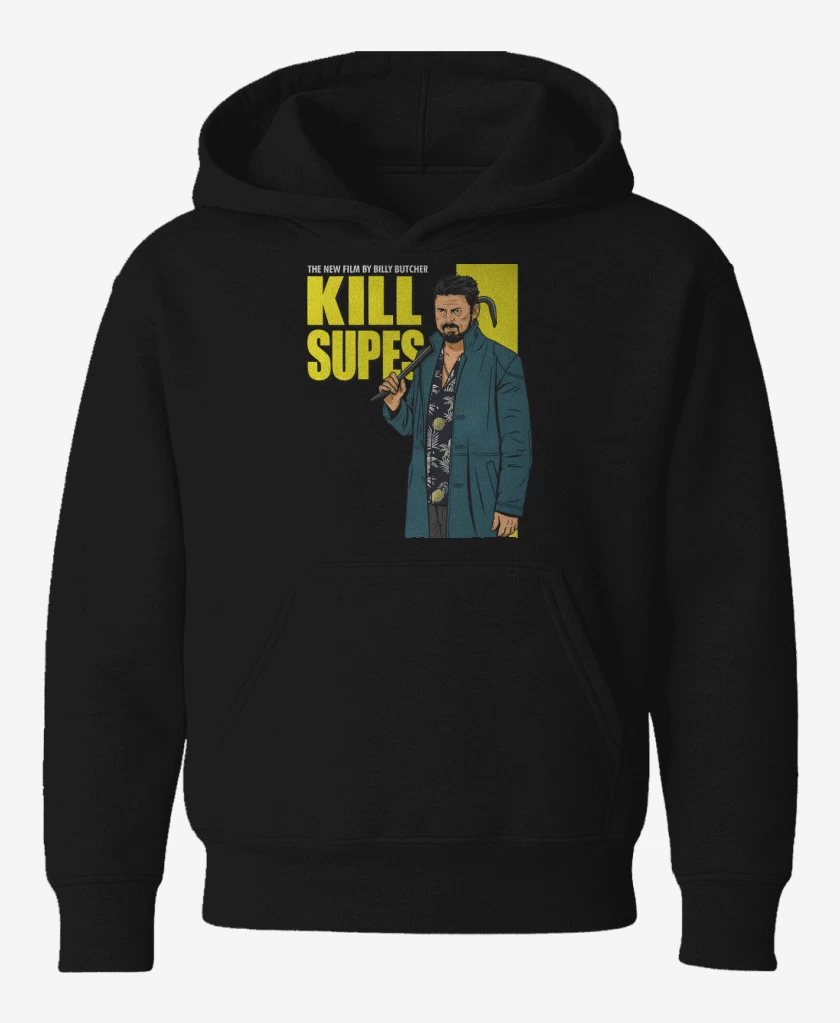 Poleron de niño Negro de Kill Supes
