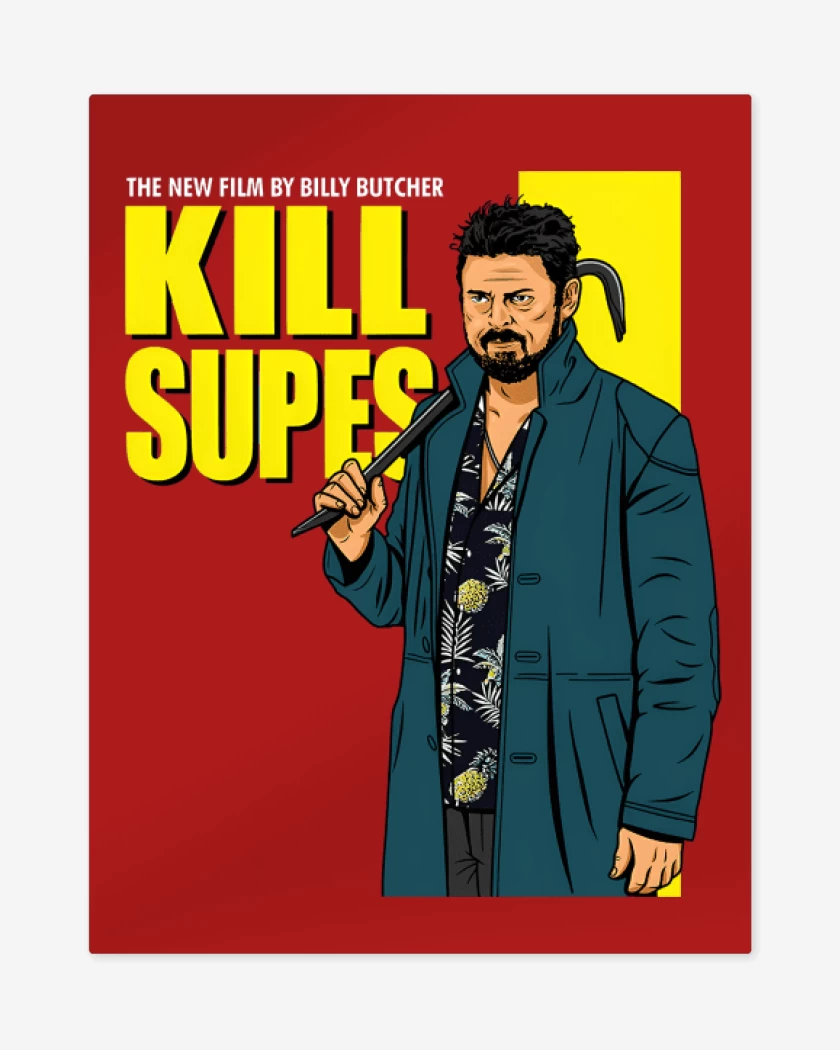 Print metalico Kill Supes