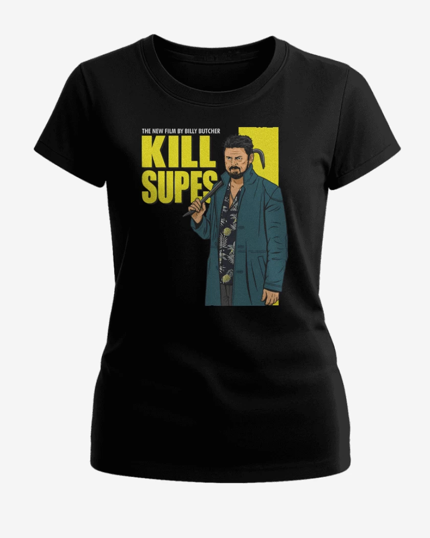 Polera de Mujer Negro de Kill Supes
