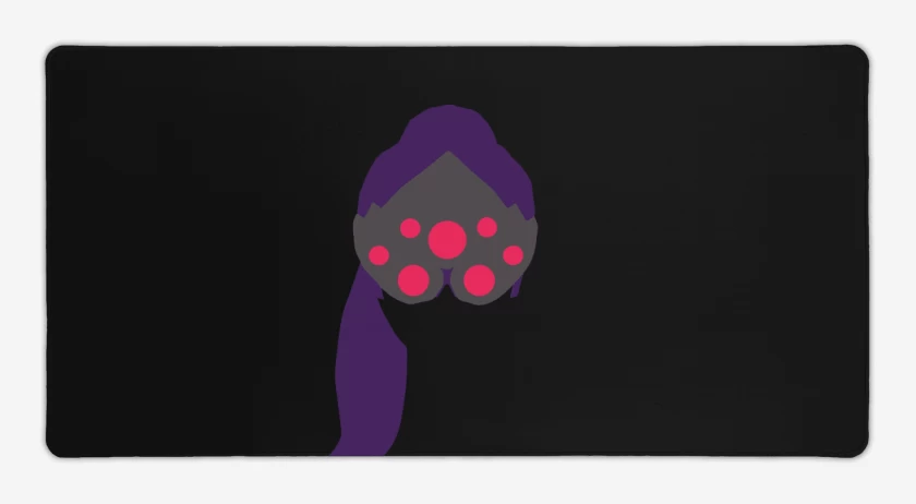 Mouse pad Gamer Negro de Widowmaker