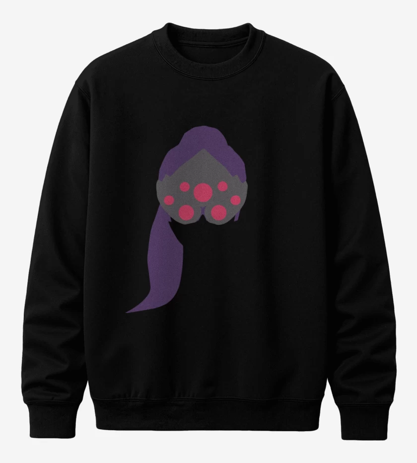 Poleron polo Negro de Widowmaker