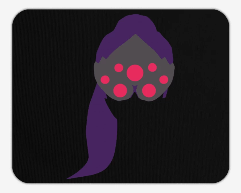 Mousepad Negro de Widowmaker