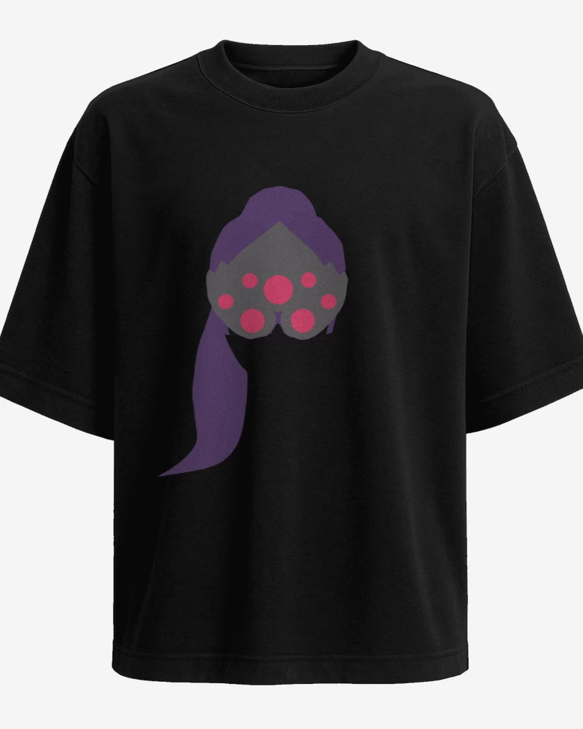 Polera Oversize Negro de Widowmaker