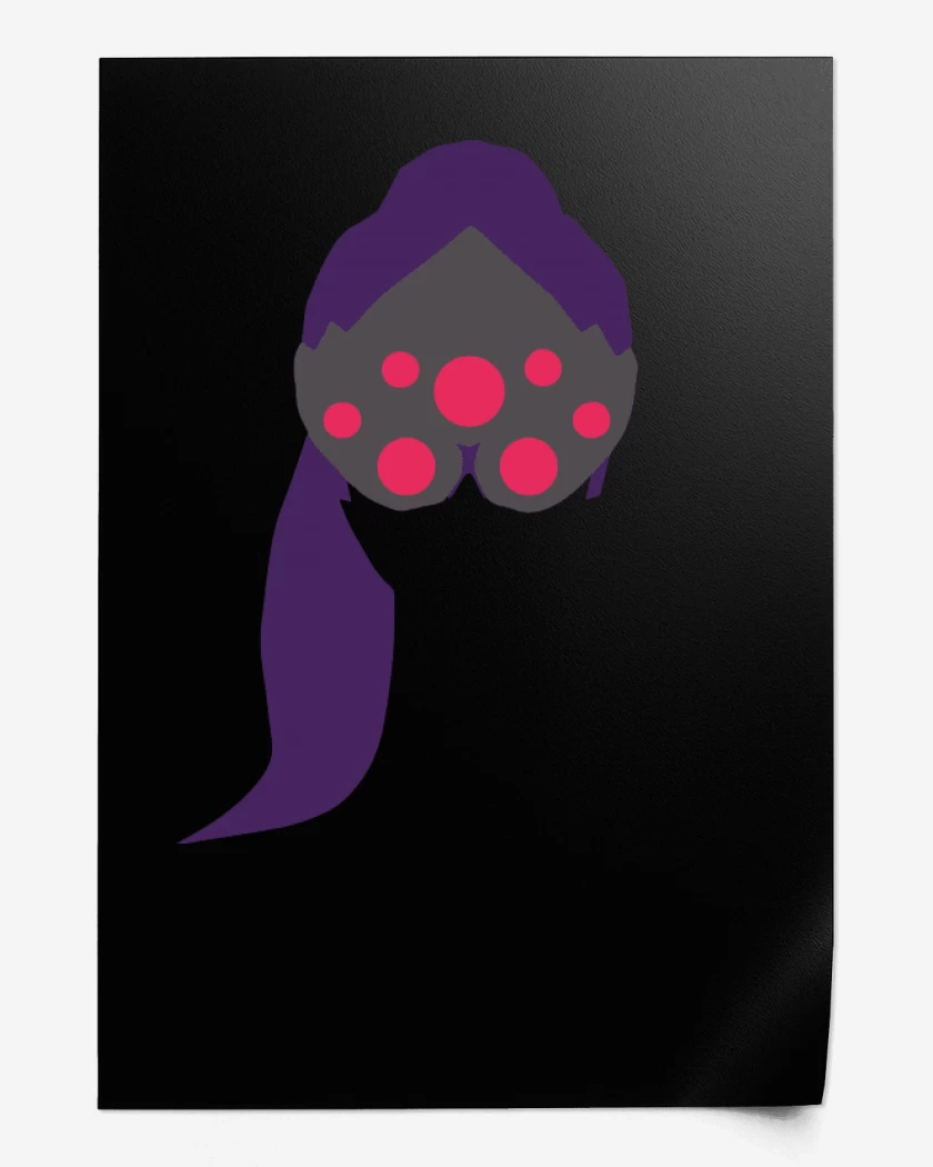 Print Negro de Widowmaker
