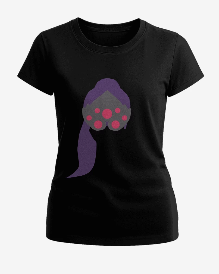 Polera de Mujer Negro de Widowmaker