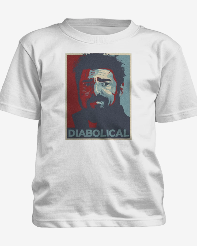 Polera de niño Blanco de Diabolical