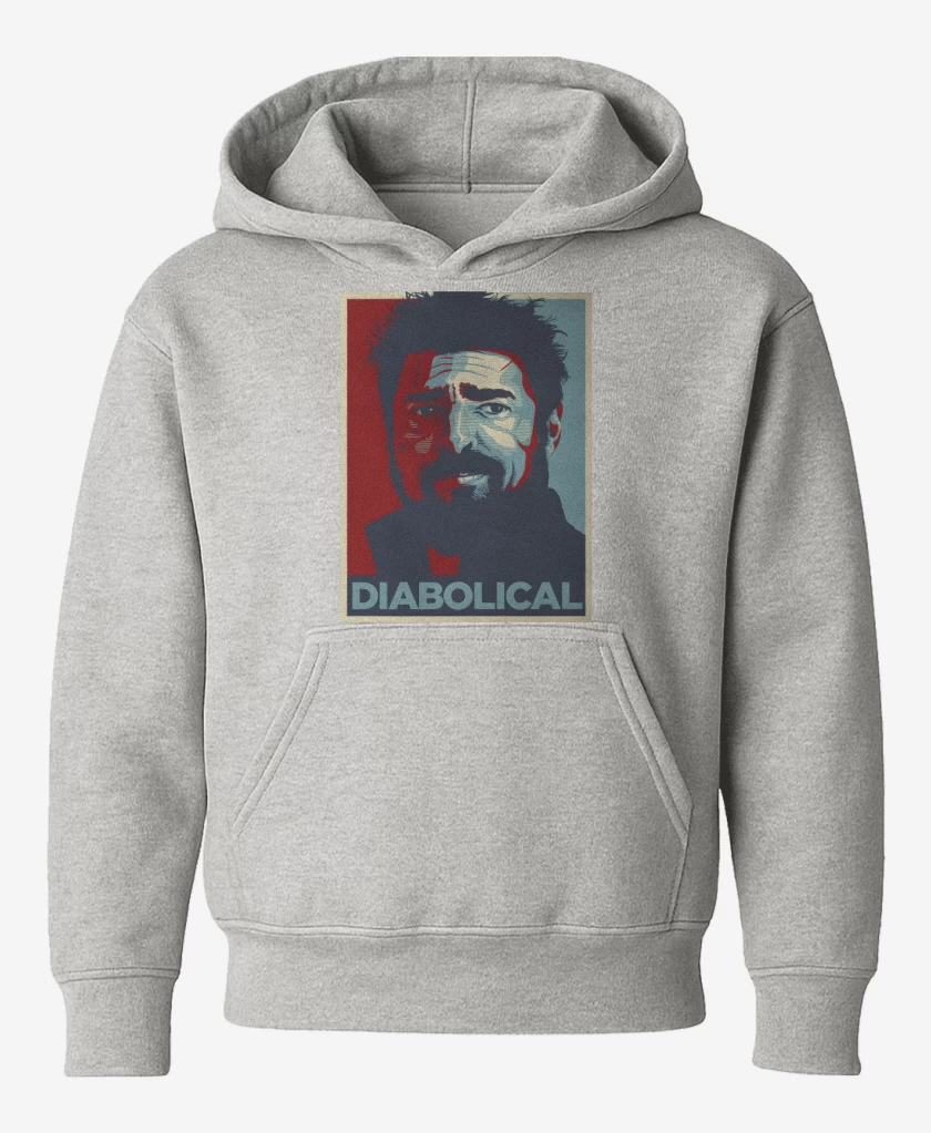 Poleron de niño Gris Melange de Diabolical