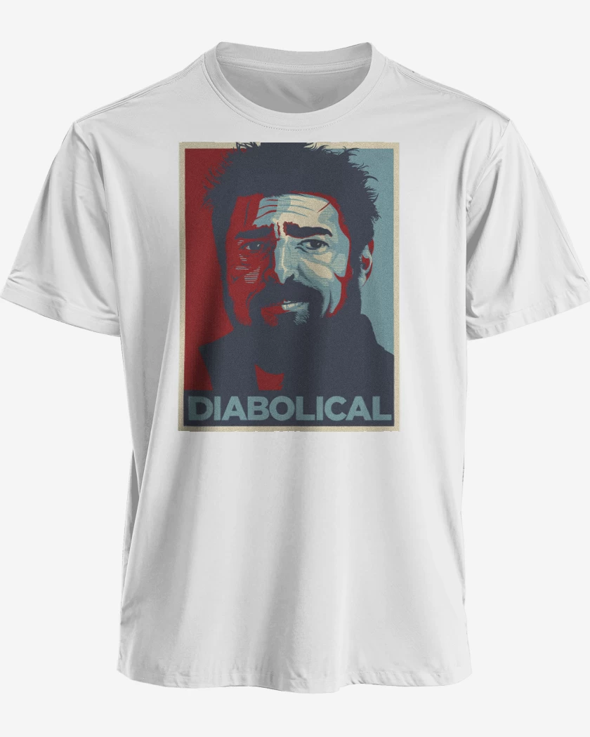 Polera premium Blanco de Diabolical