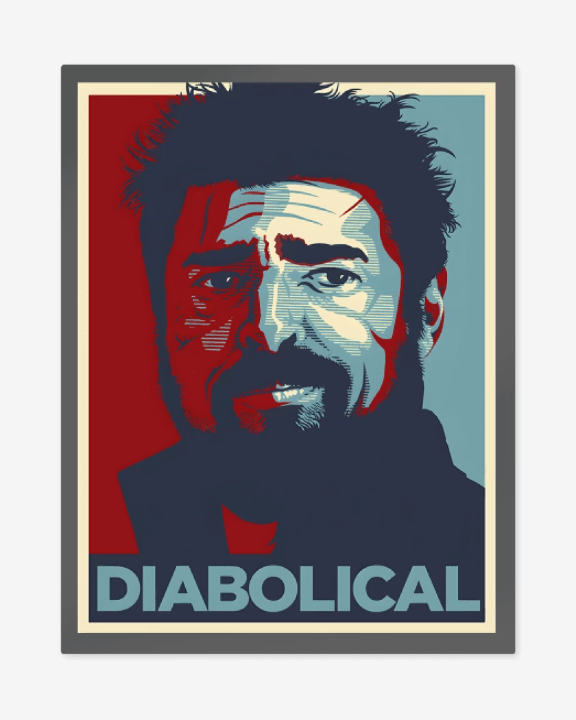 Print metalico Carbon de Diabolical