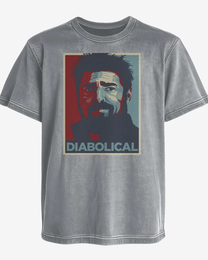 Polera desgastada Diabolical