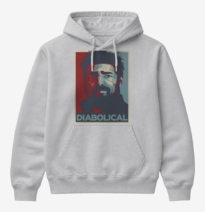 Poleron Canguro básico Gris Melange de Diabolical