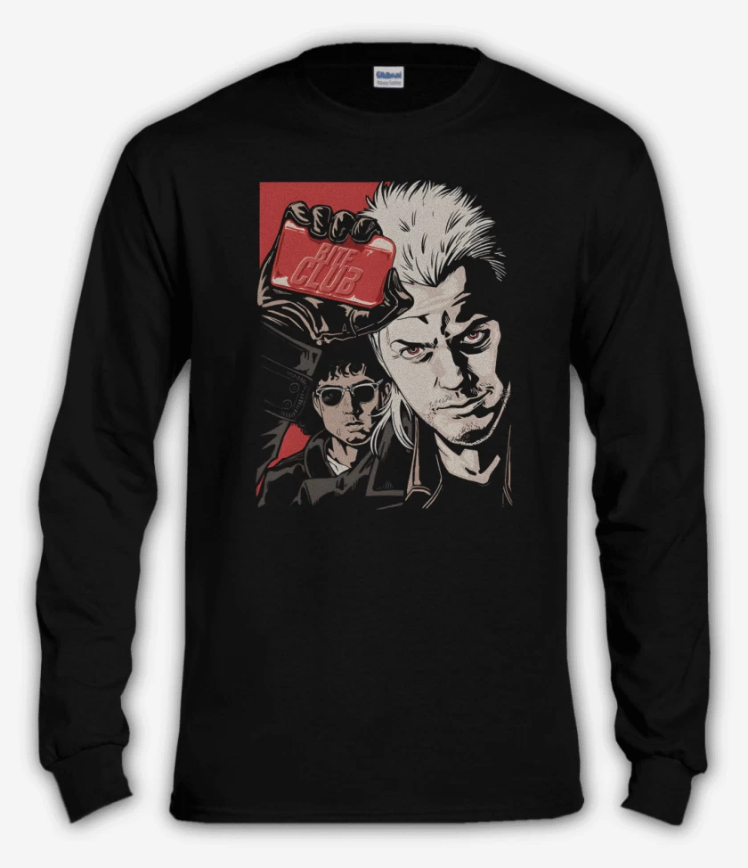 Polera manga larga Negro de Bite club nro 2