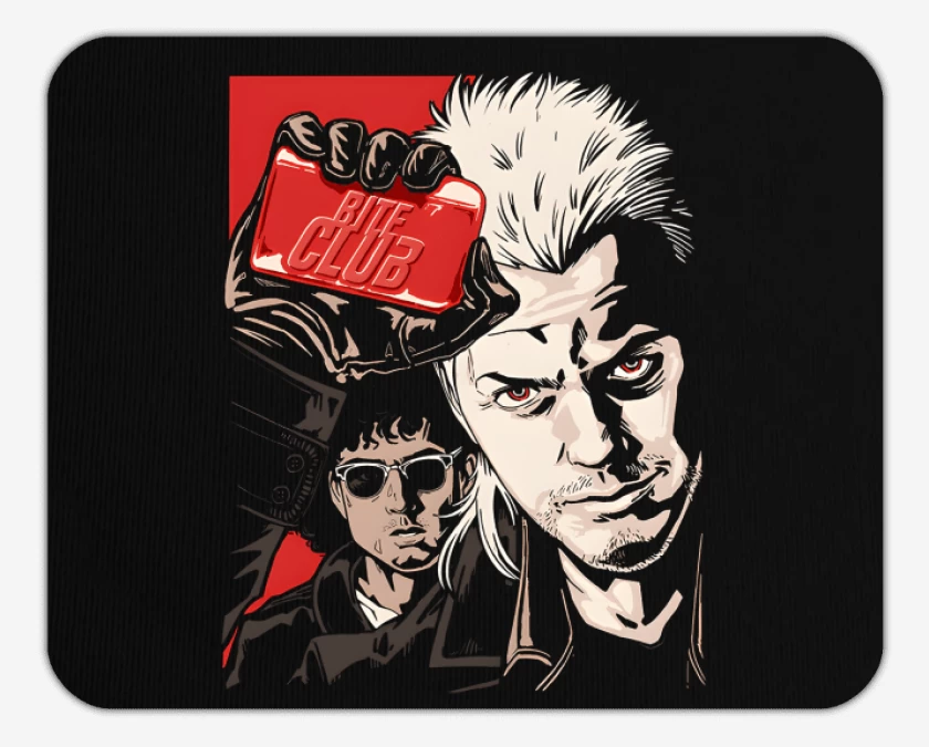 Mousepad Negro de Bite club nro 2