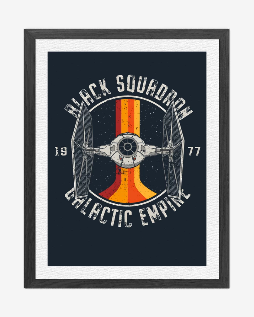 Cuadro decorativo Black squadron Galactic