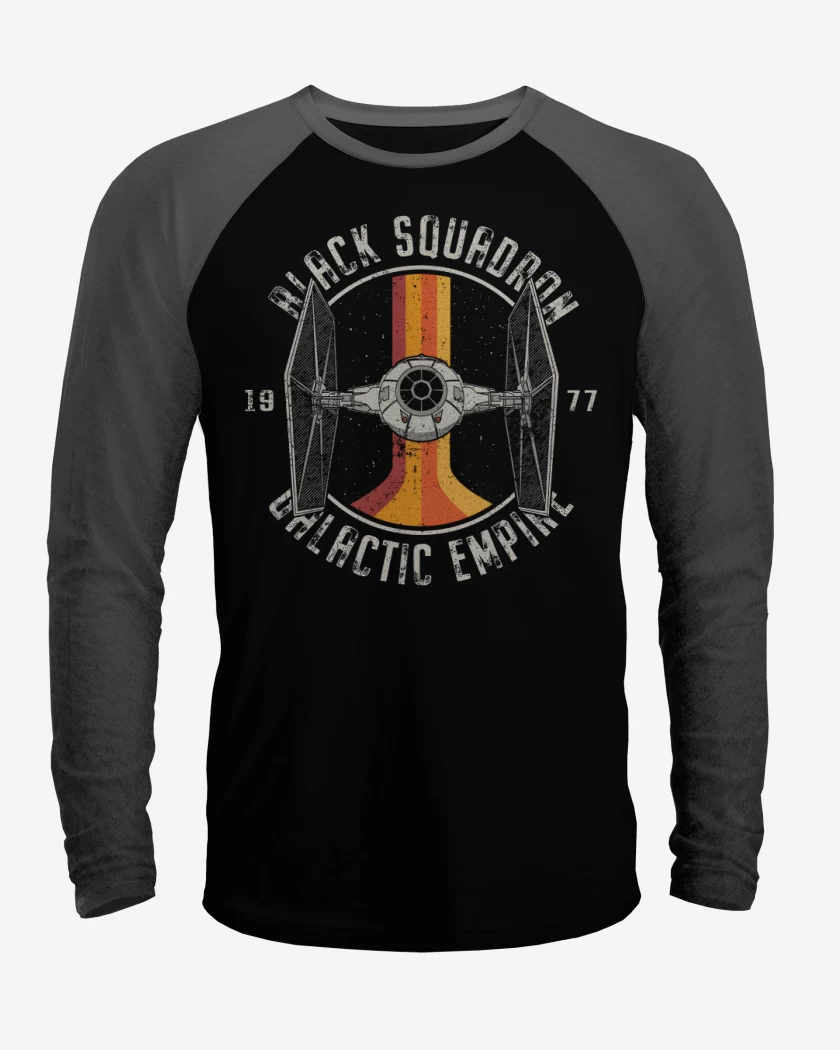 Polera Raglan Black squadron Galactic