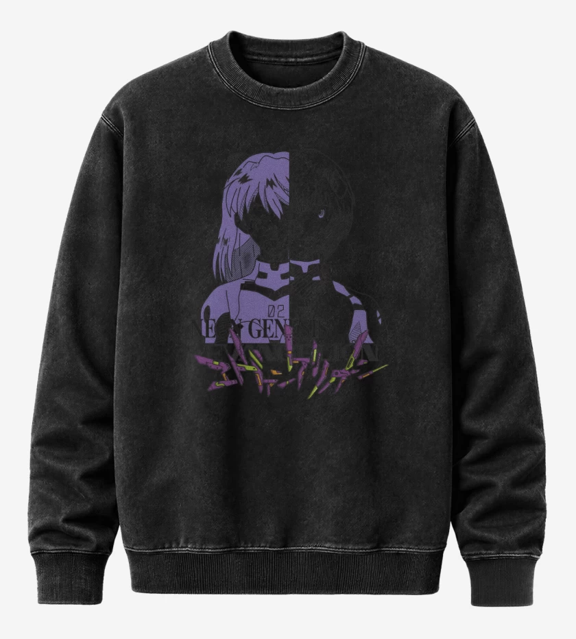 Poleron Polo Acid Wash Negro de 00 - 02