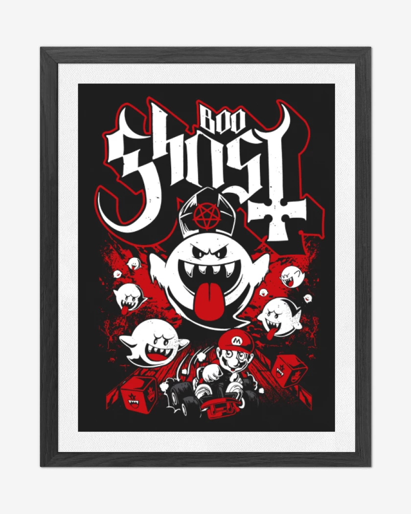 Cuadro decorativo Negro de Boo Ghost