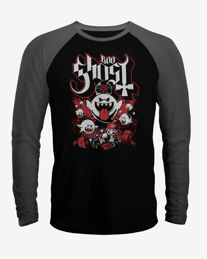 Polera Raglan Boo Ghost