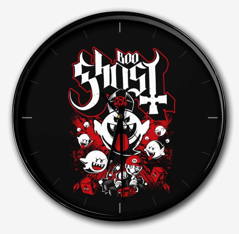 Reloj Negro de Boo Ghost
