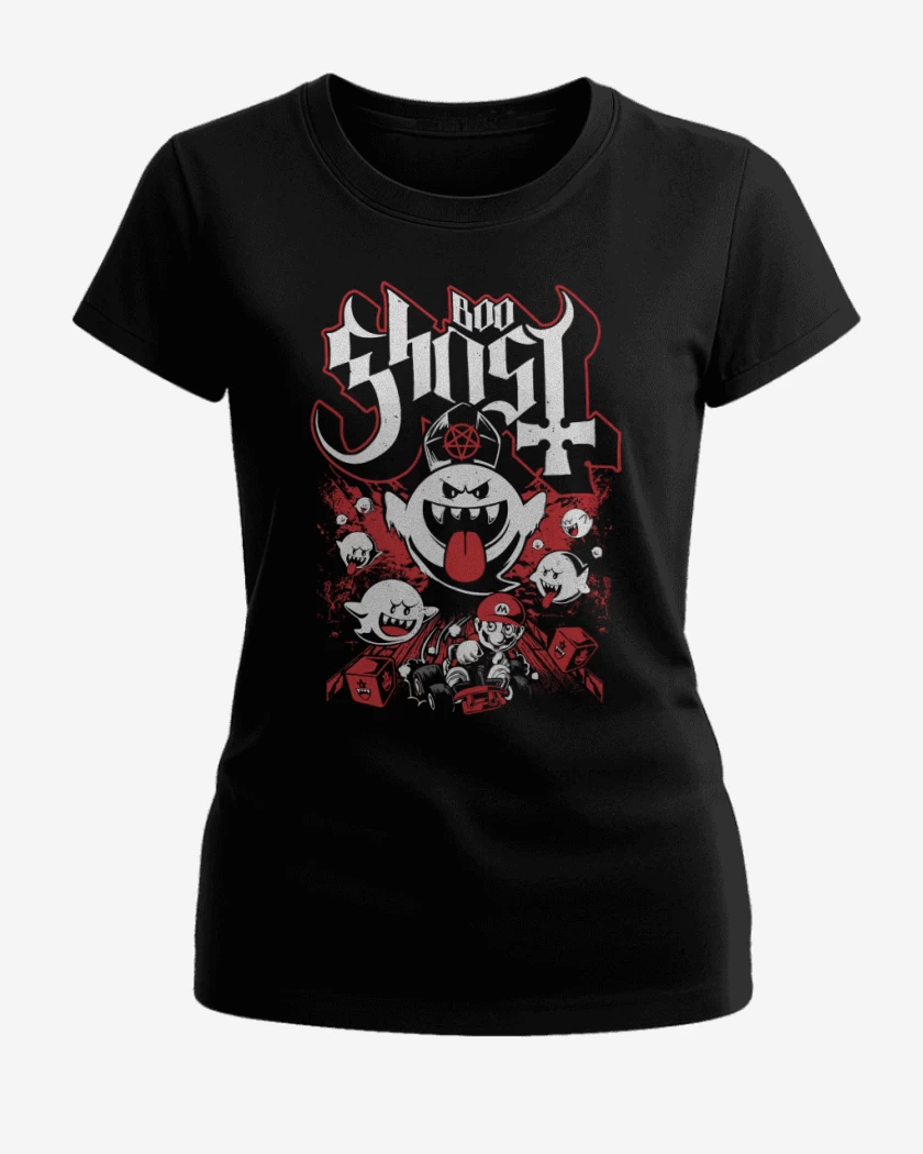 Polera de Mujer Negro de Boo Ghost