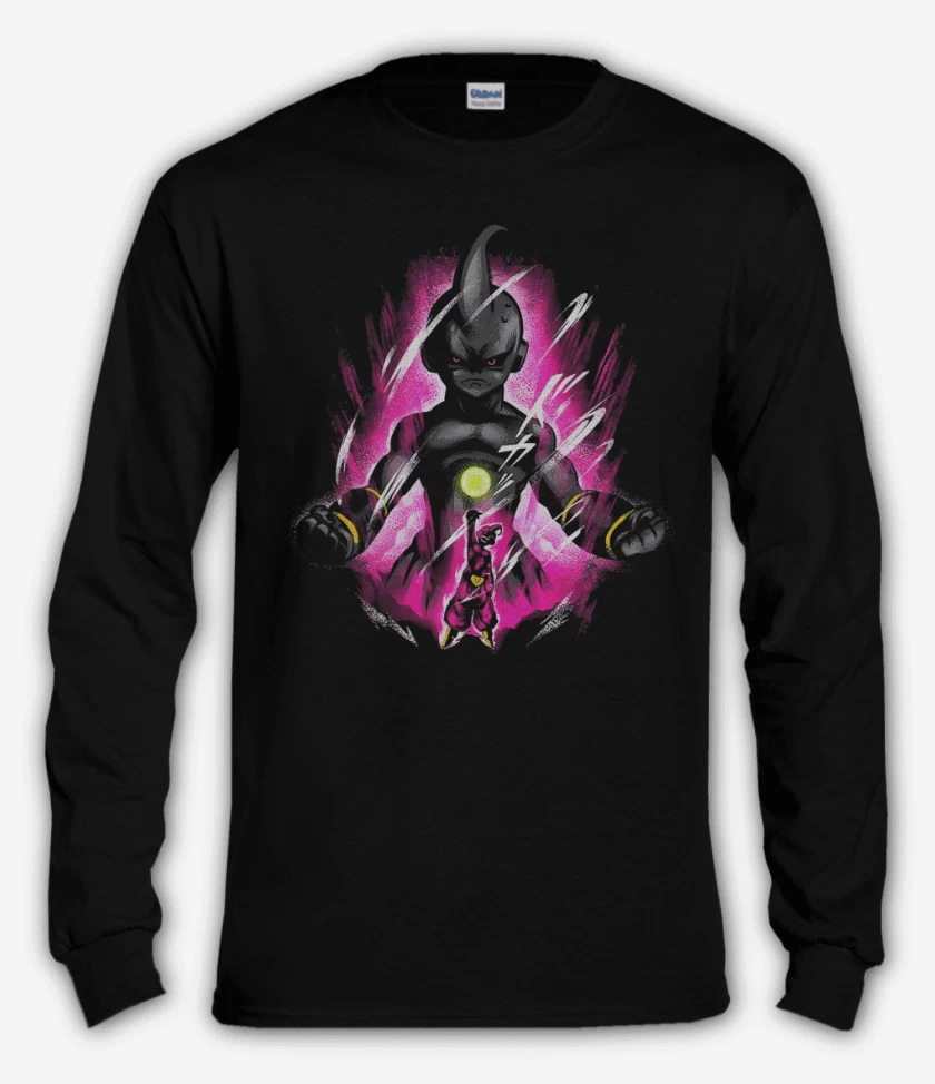 Polera manga larga Negro de Buu