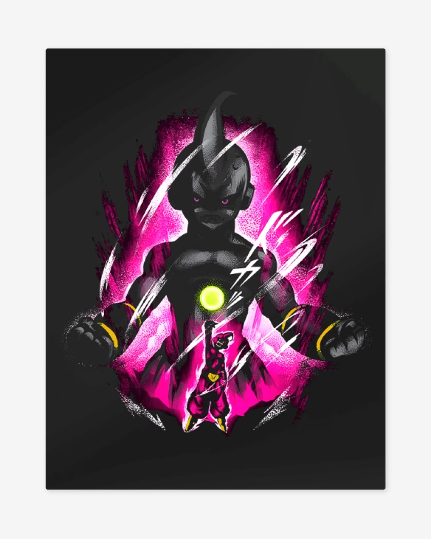 Print metalico Buu