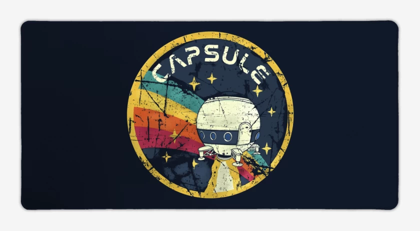 Mouse pad Gamer Azul Marino de Capsule