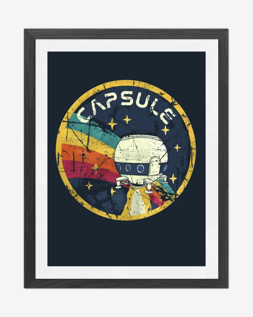 Cuadro decorativo Azul Marino de Capsule