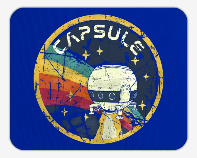 Mousepad Azul Marino de Capsule