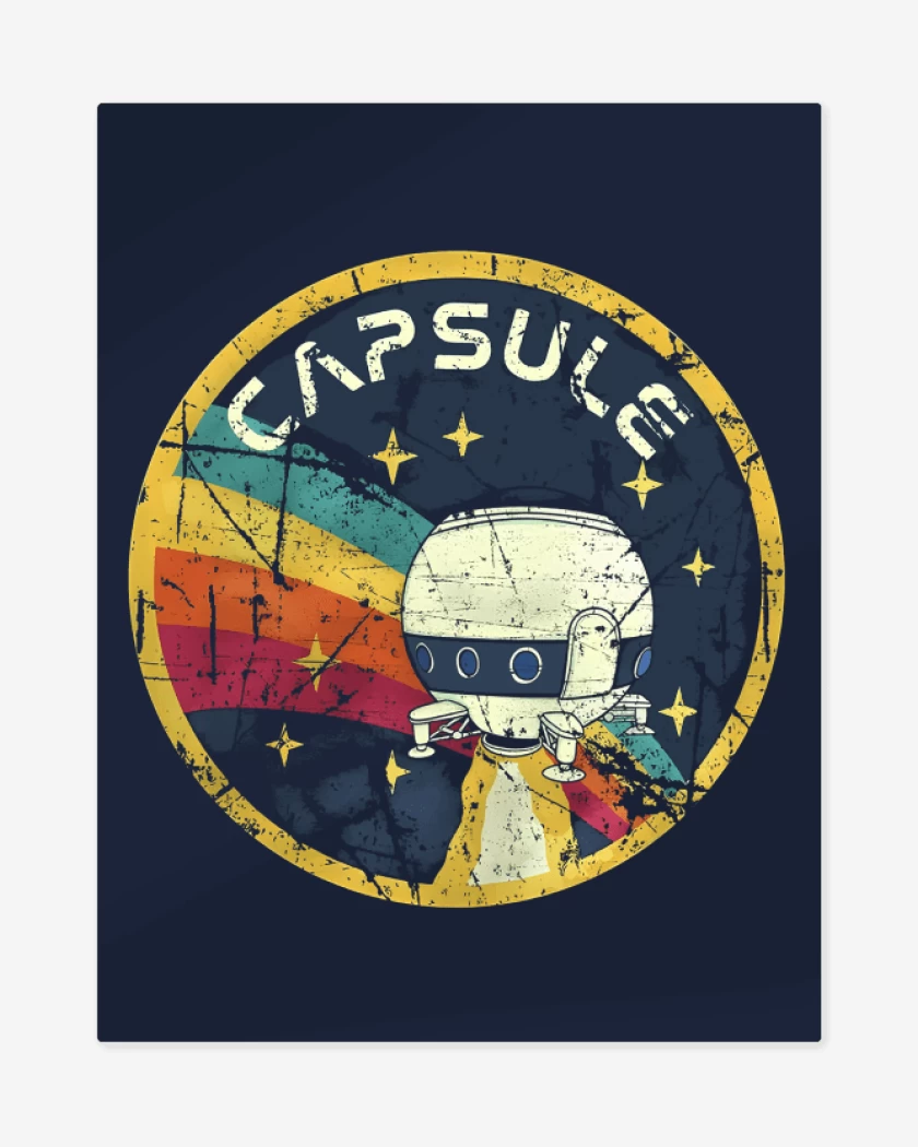 Print metalico Capsule
