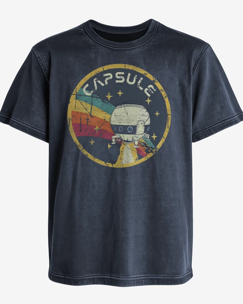 Polera desgastada Azul Marino de Capsule
