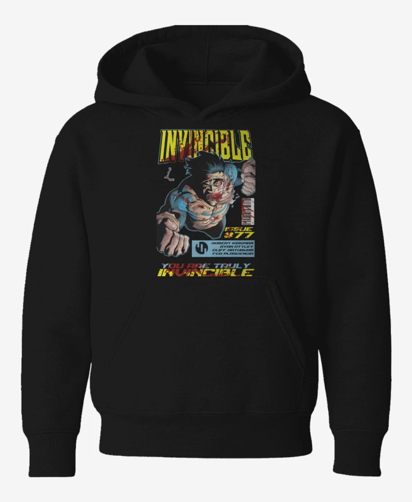Poleron de niño Negro de Invencible