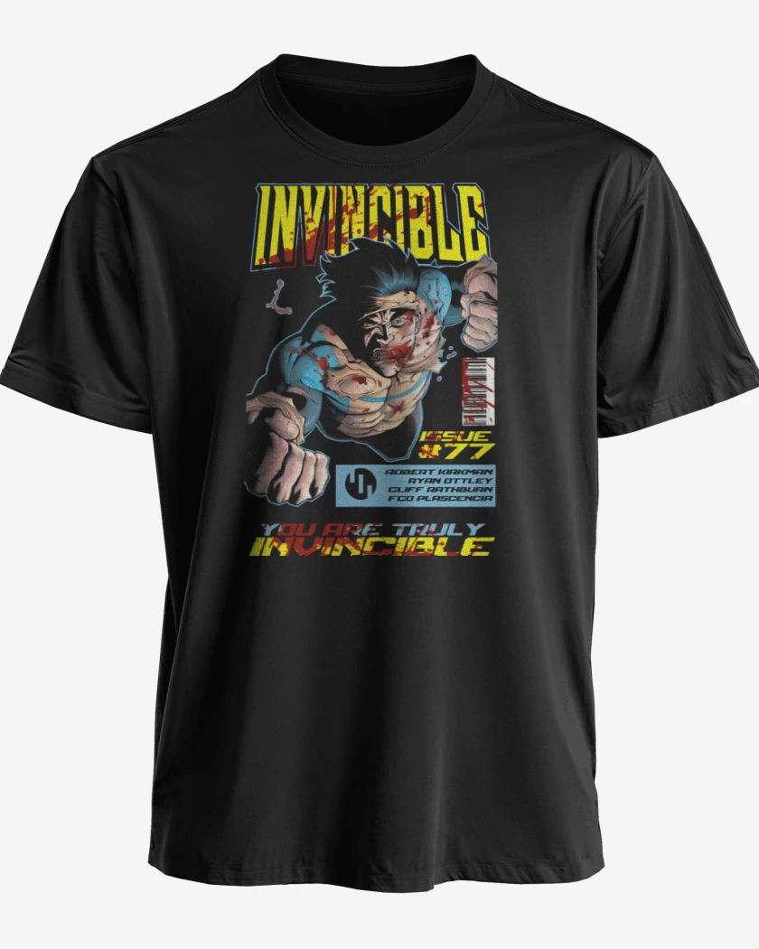 Polera premium Negro de Invencible
