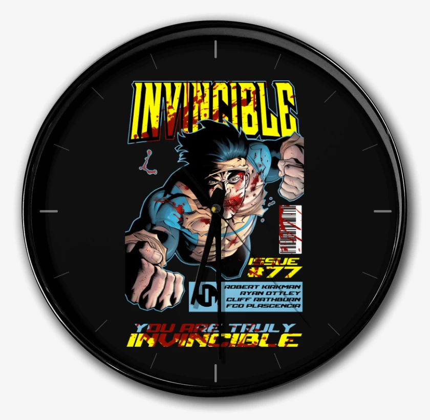 Reloj Negro de Invencible