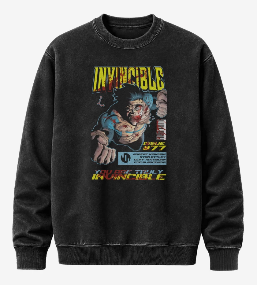 Poleron Polo Acid Wash Invencible