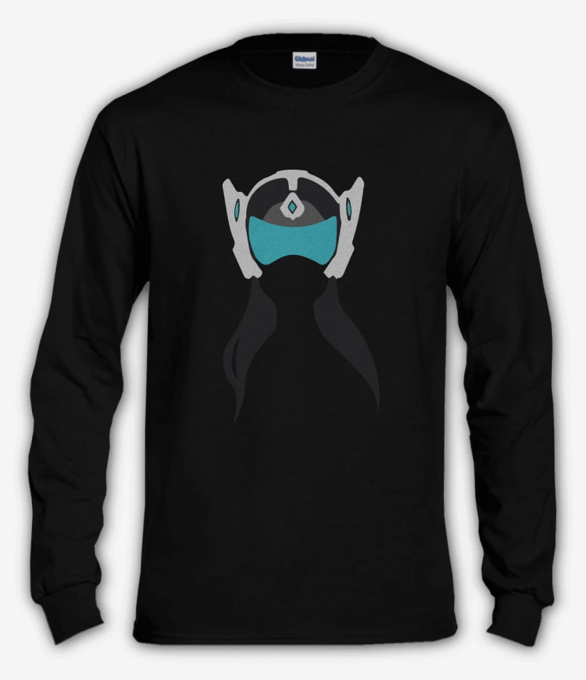 Polera manga larga Negro de Symmetra