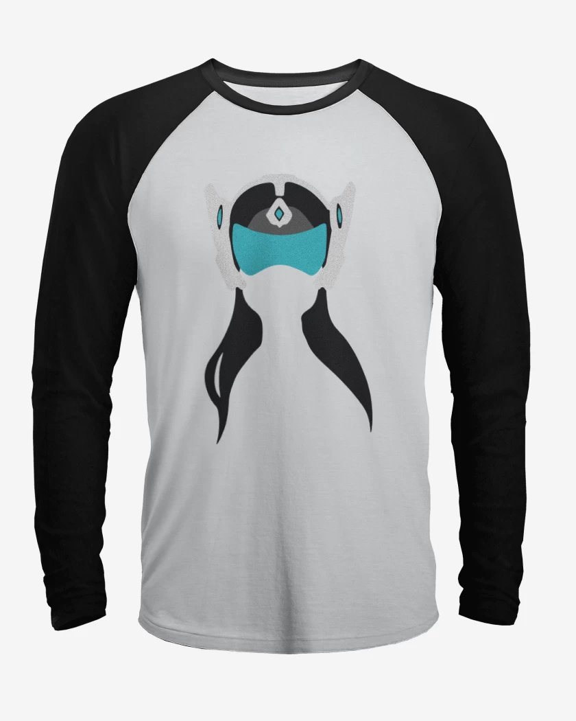 Polera Raglan Blanco / Negro de Symmetra